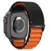 Spigen WBF1 Pasek tkaninowy / opaska materiałowa Apple Watch Ultra 49 mm | Series 11/10 46 mm | 9/8/7/SE 45/44 mm – Czarno-pomarańczowy